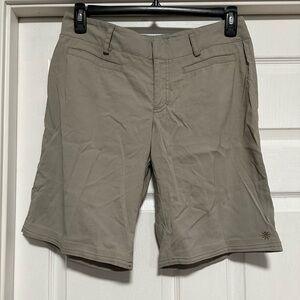 Athlete Beige Lightweight Shorts with Pockets Women's Size 8